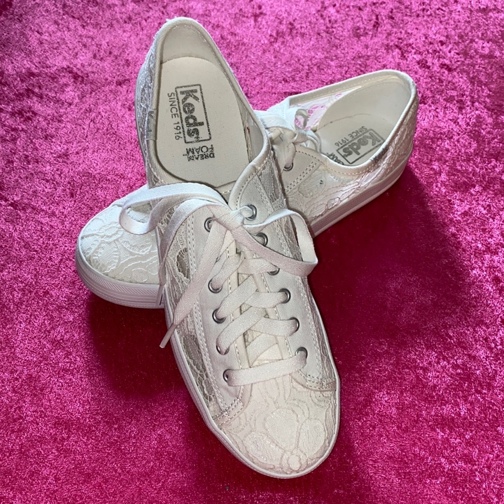 Keds Kickstart Festival Tennis w/Crochet Detail